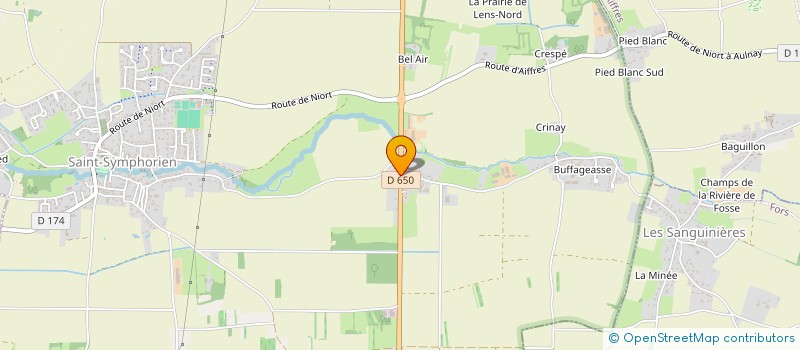 localisation de l'entreprise INAIS  SAINT-SYMPHORIEN