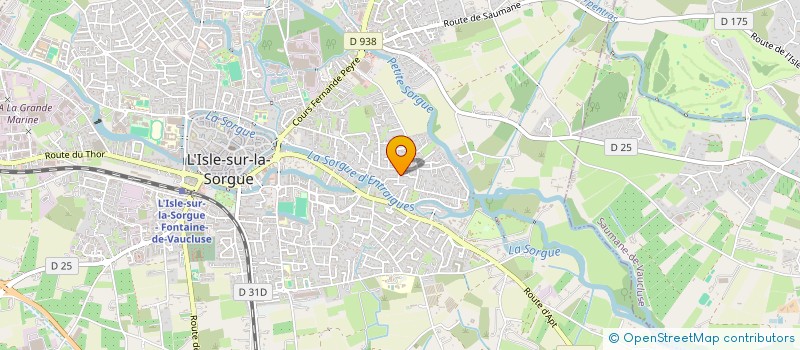 localisation de l'entreprise INAIX  L'ISLE-SUR-LA-SORGUE