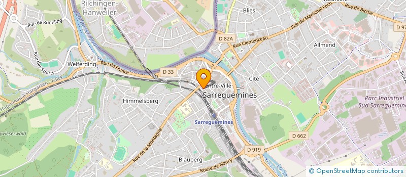 localisation de l'entreprise INAKHAY  SARREGUEMINES