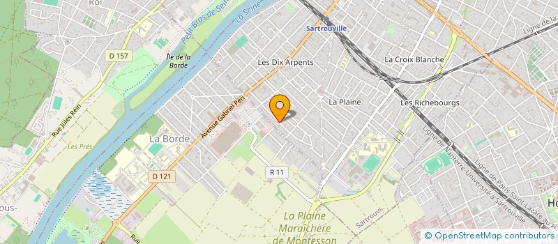 localisation de l'entreprise INALEYA à SARTROUVILLE