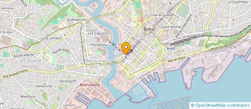 localisation de l'entreprise INALI à BREST