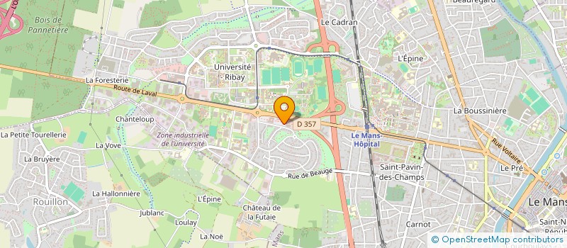 localisation de l'entreprise INALTA  LE MANS