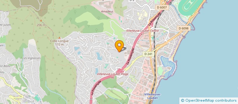 localisation de l'entreprise INALTERA à VILLENEUVE-LOUBET