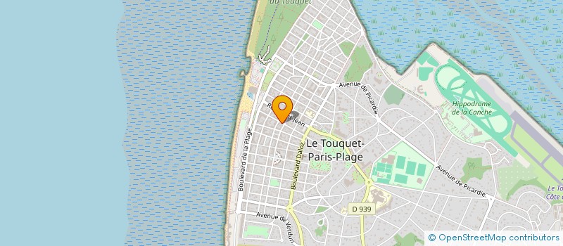 localisation de l'entreprise INALTO  LE TOUQUET-PARIS-PLAGE