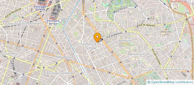 localisation de l'entreprise INAMM II à PARIS