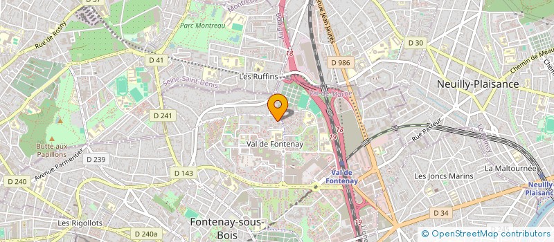 localisation de l'entreprise INAN à FONTENAY-SOUS-BOIS