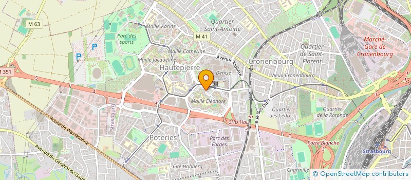 localisation de l'entreprise INAN MACONNERIE à STRASBOURG
