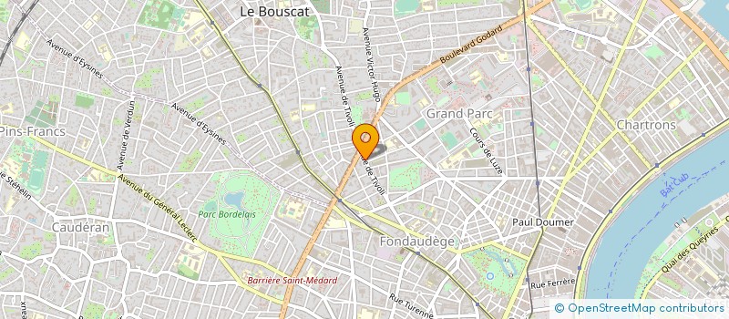 localisation de l'entreprise INAPHIS à BORDEAUX