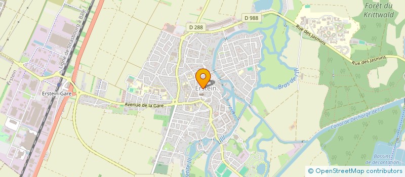 localisation de l'entreprise INAR ERSTEIN  ERSTEIN
