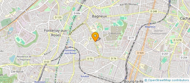 localisation de l'entreprise INARA à BAGNEUX