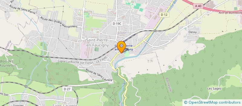 localisation de l'entreprise INARA  SAINT-PIERRE-EN-FAUCIGNY