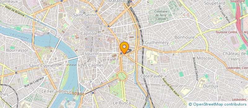 localisation de l'entreprise INARD MASSE  TOULOUSE