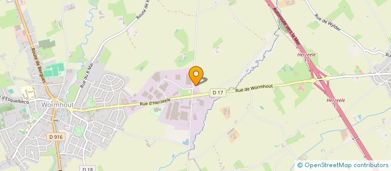 localisation de l'entreprise INAREG à WORMHOUT