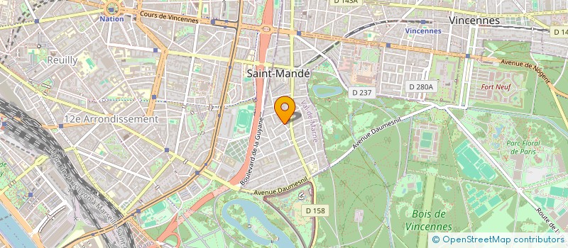 localisation de l'entreprise INARI à SAINT-MANDE