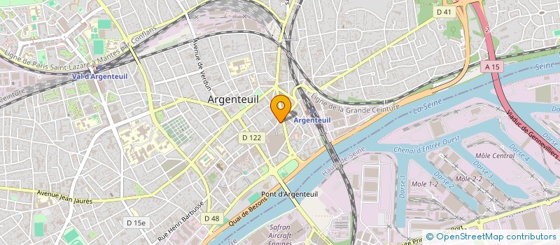 localisation de l'entreprise INARI CONSEIL  THORIGNY-SUR-MARNE