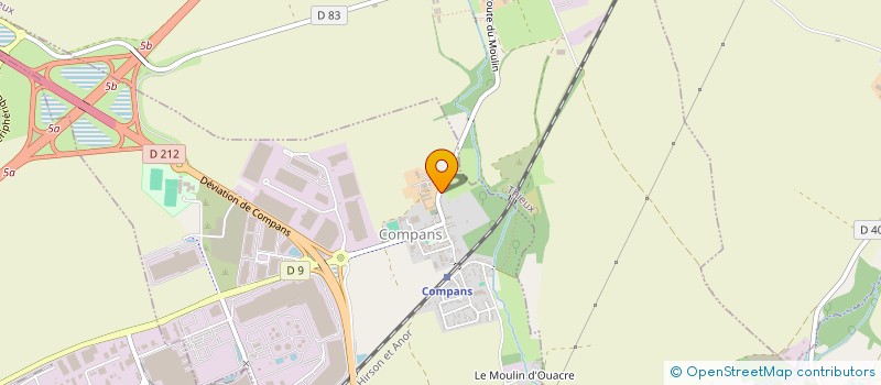 localisation de l'entreprise INARIS  COMPANS