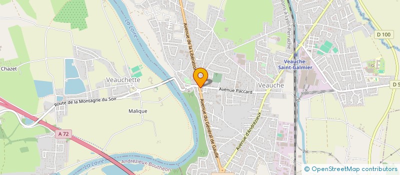 localisation de l'entreprise INARIYA  VEAUCHE