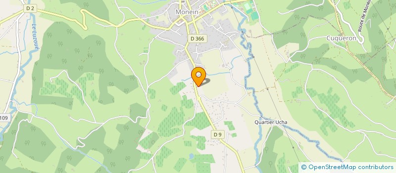 localisation de l'entreprise INAROS à MONEIN