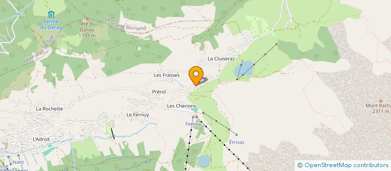 localisation de l'entreprise INARPA à LA CLUSAZ