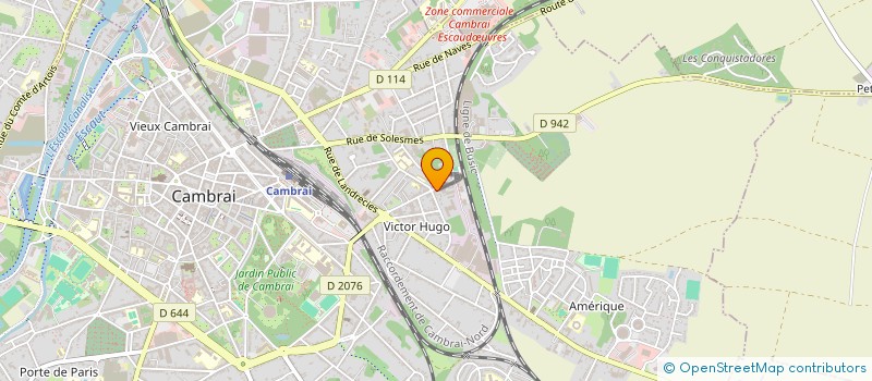 localisation de l'entreprise INASSIA H à CAMBRAI