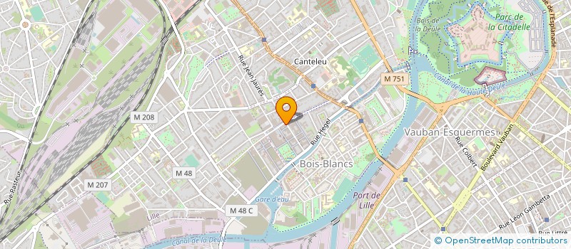 localisation de l'entreprise INAUBI à VILLENEUVE-D'ASCQ