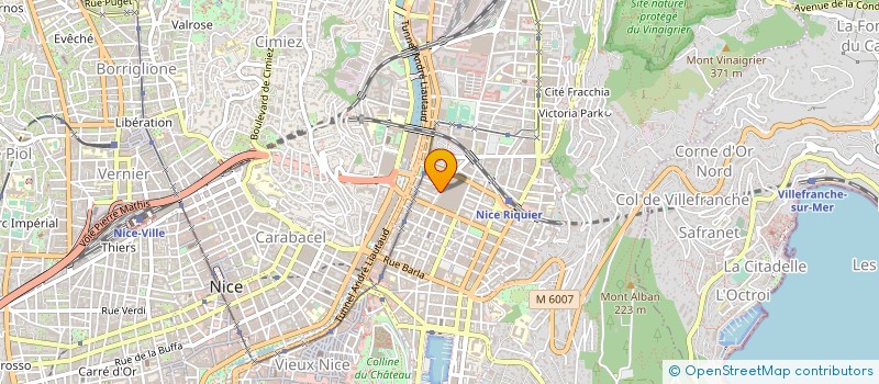 localisation de l'entreprise INAUDI MARCHISIO MENUISERIE à NICE