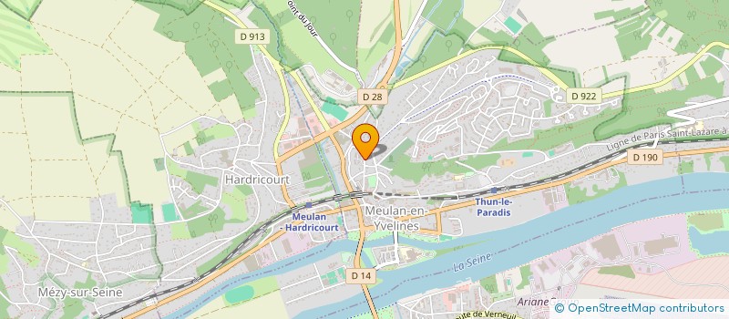 localisation de l'entreprise INAURA à MEULAN-EN-YVELINES