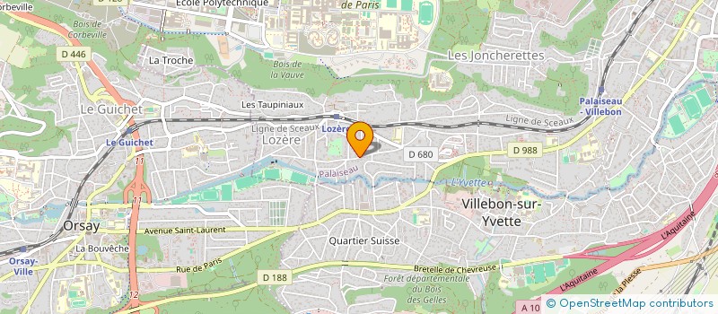localisation de l'entreprise INAV TECH à PALAISEAU