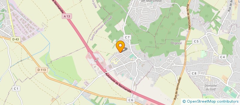 localisation de l'entreprise INAVOR CONSULTING  MORAINVILLIERS