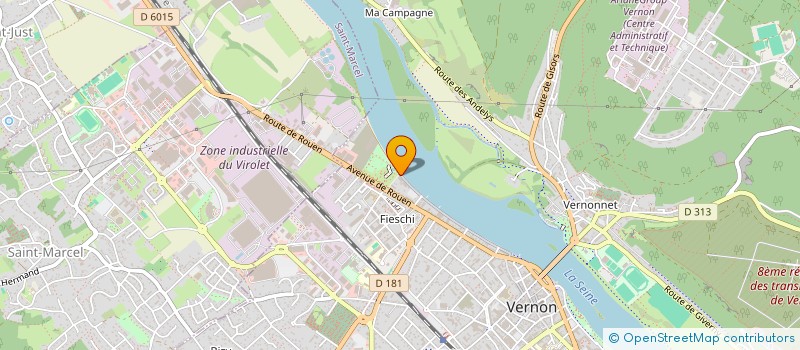 localisation de l'entreprise INAWA INVEST  VERNON