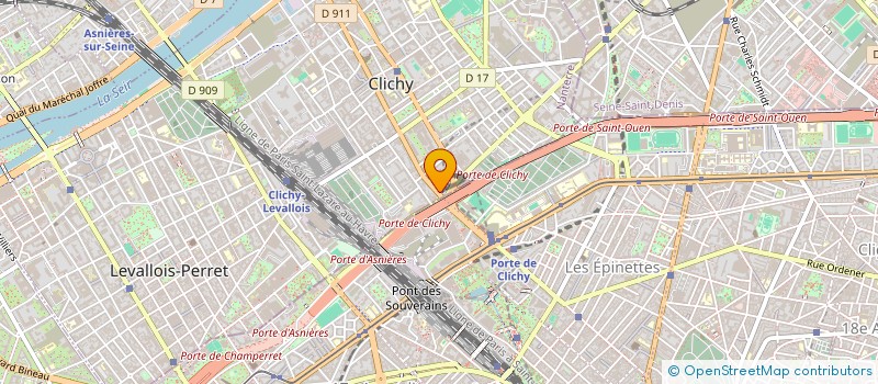 localisation de l'entreprise INAYA à CLICHY
