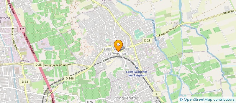 localisation de l'entreprise INAYA à SAINT-SATURNIN-LES-AVIGNON