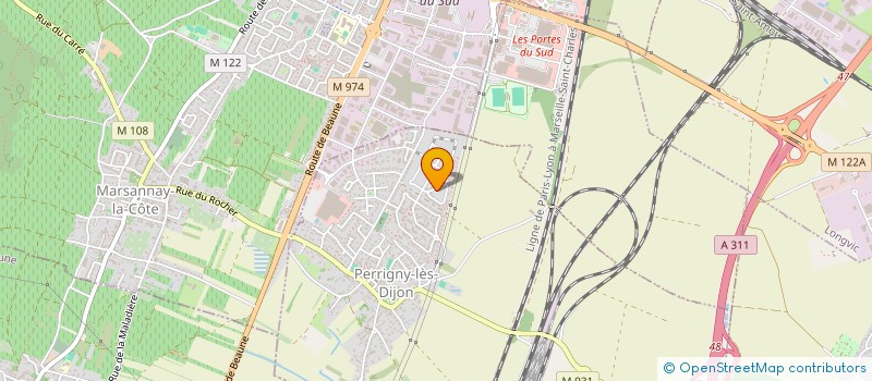 localisation de l'entreprise INAYA  PERRIGNY-LES-DIJON