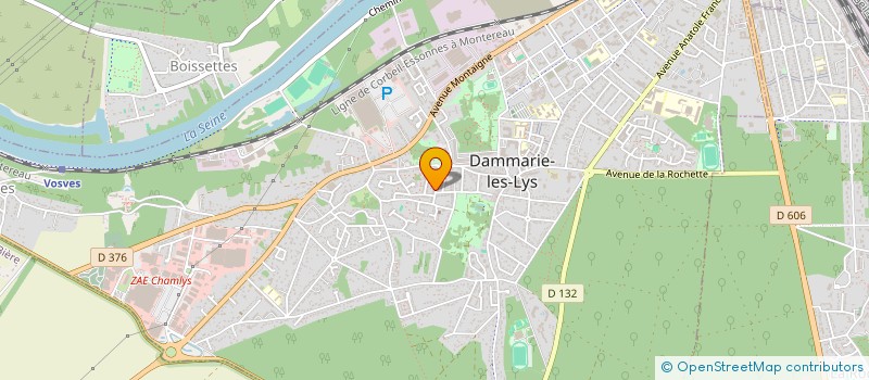 localisation de l'entreprise INAYA IMMOBILIER à DAMMARIE-LES-LYS