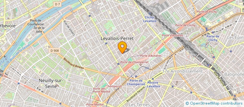 localisation de l'entreprise INAYA KSB à LEVALLOIS-PERRET