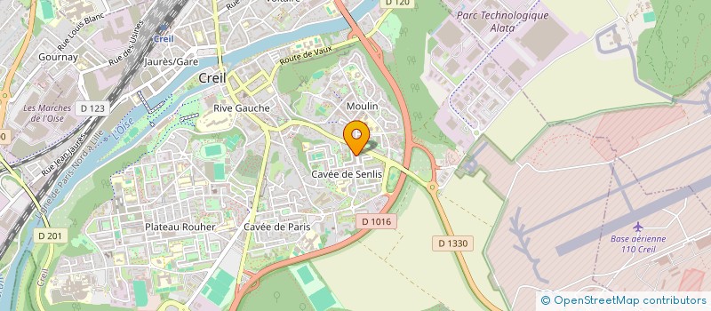 localisation de l'entreprise INAYA MARKET  CREIL