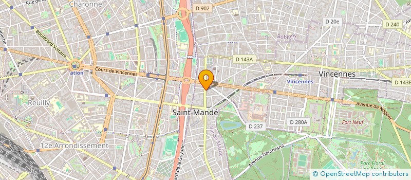 localisation de l'entreprise INAYA MEDIA à SAINT-MANDE