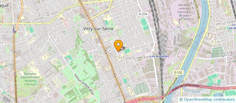 localisation de l'entreprise INAYAH SERVICES à VITRY-SUR-SEINE