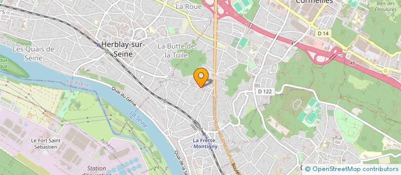 localisation de l'entreprise INB HOLDING  MONTIGNY-LES-CORMEILLES