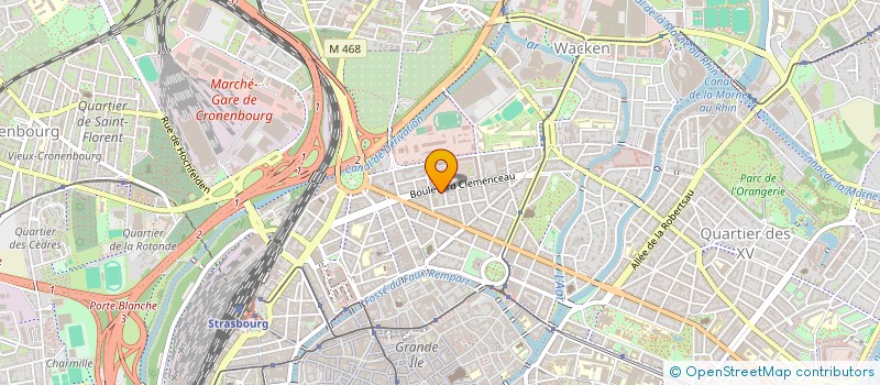 localisation de l'entreprise INBAL à STRASBOURG