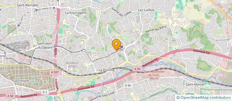 localisation de l'entreprise INBARIM à MARSEILLE