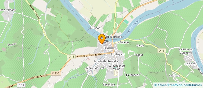 localisation de l'entreprise INBLOCKS à GREZILLAC