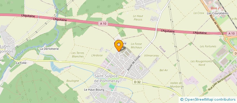 localisation de l'entreprise INC BUCHERON  SAINT-SULPICE-DE-POMMERAY