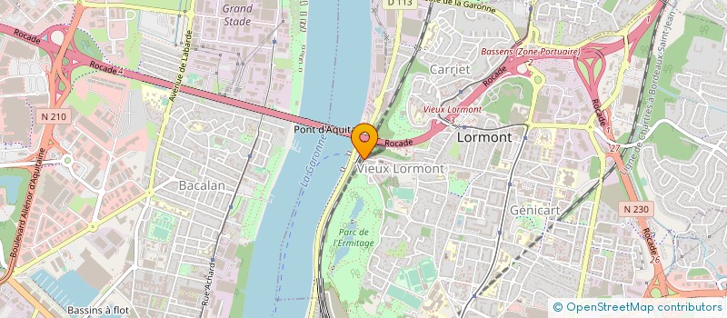 localisation de l'entreprise INC EXPERT  MERIGNAC