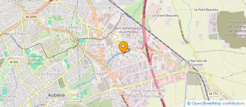 localisation de l'entreprise INC'HOME  CLERMONT-FERRAND