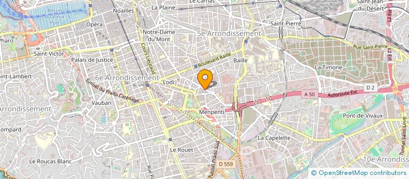 localisation de l'entreprise INCA à MARSEILLE