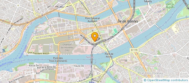 localisation de l'entreprise INCA à NANTES