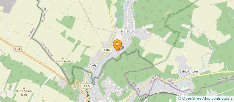 localisation de l'entreprise INCA  RAIZEUX