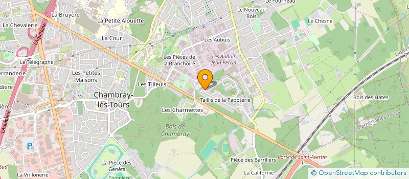 localisation de l'entreprise INCA HOLDING  CHAMBRAY-LES-TOURS