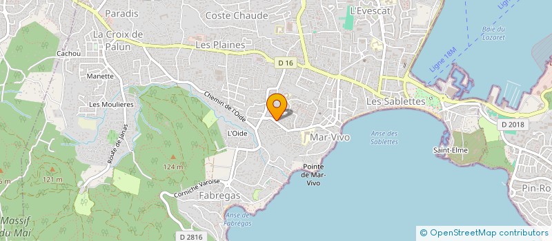 localisation de l'entreprise INCA ONE à LA SEYNE-SUR-MER